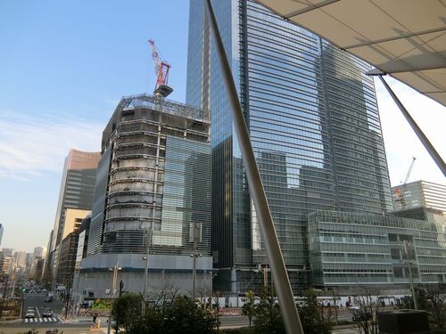 再開発が進む東京駅の八重洲口